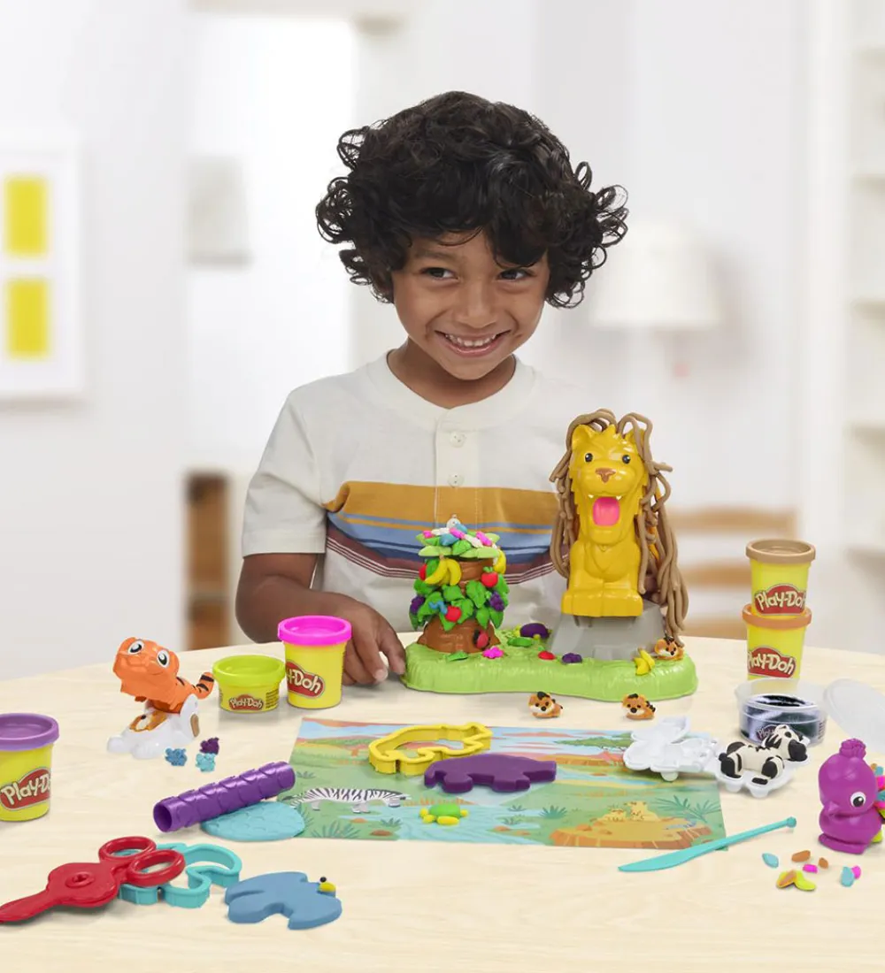 Play-Doh Modellervoks>Modellervoks - Growin' Mane Lion And Friends