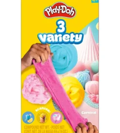 Play-Doh Slim|Kreativ Leg>Slim - 3 Stack Jars - Carnival