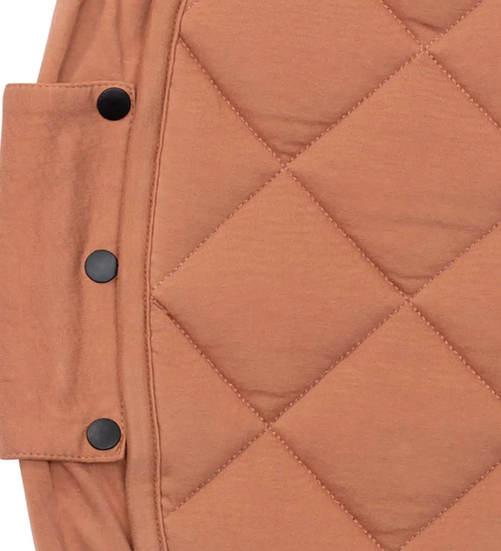 Play&Go Legetæpper Og Legegulve>Legetøjstæppe - Ø120 - Soft Organic - Tawny Brown