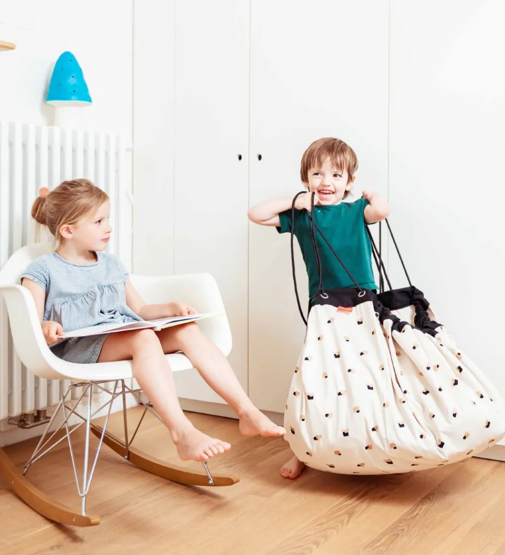 Play&Go Legetæpper Og Legegulve>Legetøjstæppe - Ø140 cm - Paint Wipes