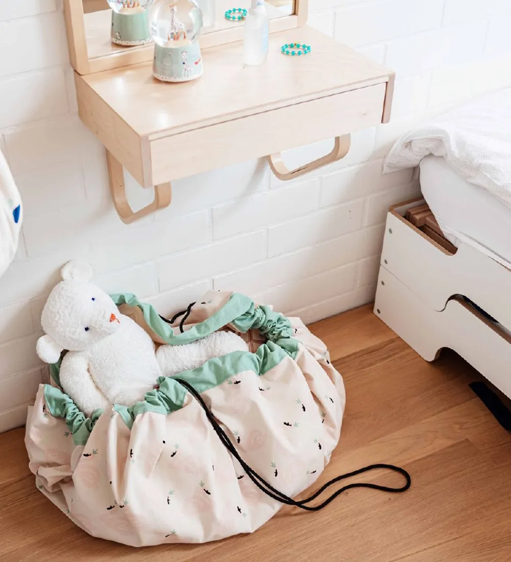 Play&Go Legetæpper Og Legegulve>Legetøjstæppe - Ø140 cm - Swan