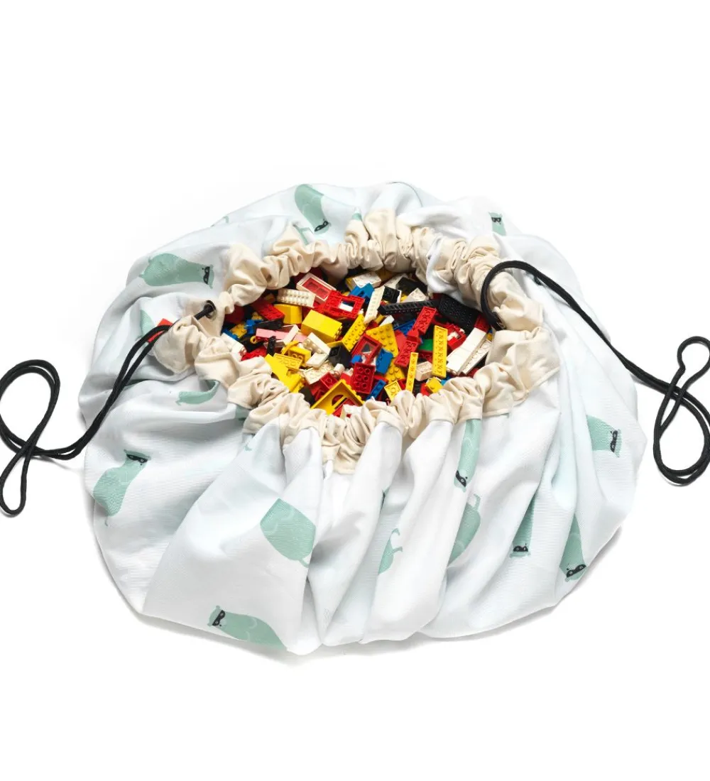 Play&Go Legetæpper Og Legegulve>Legetøjstæppe - Ø140 cm - Train