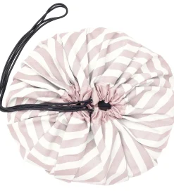 Play&Go Legetæpper Og Legegulve>Legetøjstæppe - Ø140 cm - Stripes Pink