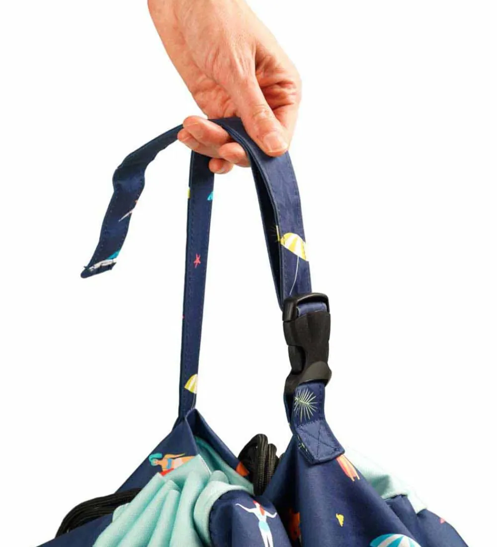 Play&Go Legetæpper Og Legegulve>Legetøjstæppe - Outdoor - Ø140 cm - Surf