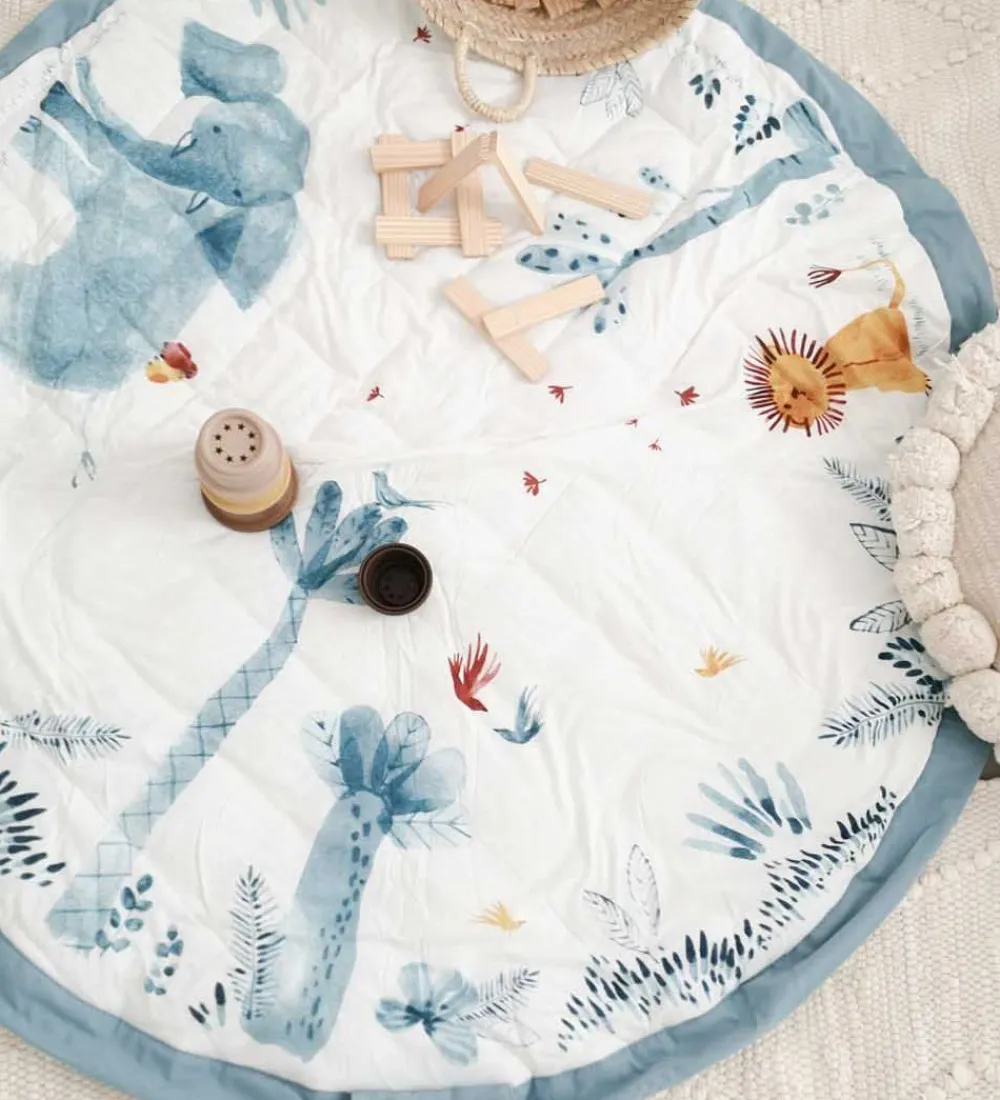 Play&Go Legetæpper Og Legegulve>Legetøjstæppe - Soft - Ø120 - Baobab