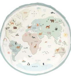Play&Go Legetæpper Og Legegulve|Babylegetøj>Legetøjstæppe/Opbevaring - 140 cm - 2-i-1 - Worldmap