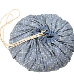 Play&Go Legetæpper Og Legegulve>Legetæppe - Ø140 - Grid Blue