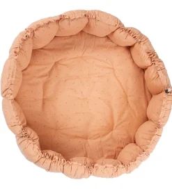 Play&Go Legetæpper Og Legegulve>Legetæppe - 3-i-1 - Ø130 cm - Bloom Fleuri