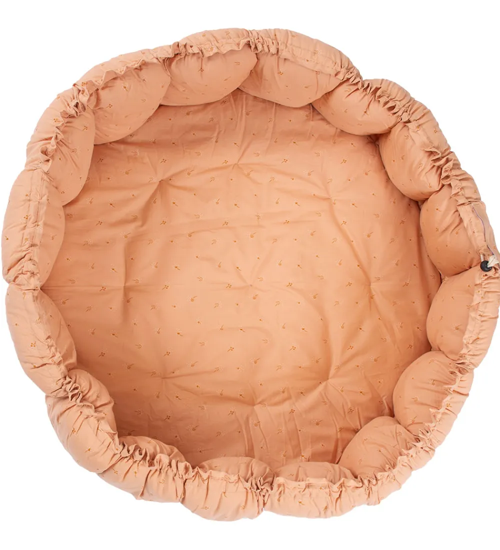 Play&Go Legetæpper Og Legegulve>Legetæppe - 3-i-1 - Ø130 cm - Bloom Fleuri