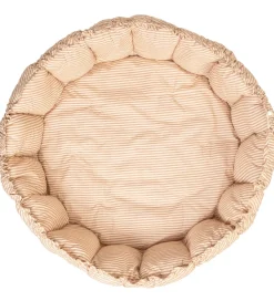 Play&Go Babylegetøj|Legetæpper Og Legegulve>Legetæppe - 3-i-1 - Ø130 cm - Bloom Stripes Brown