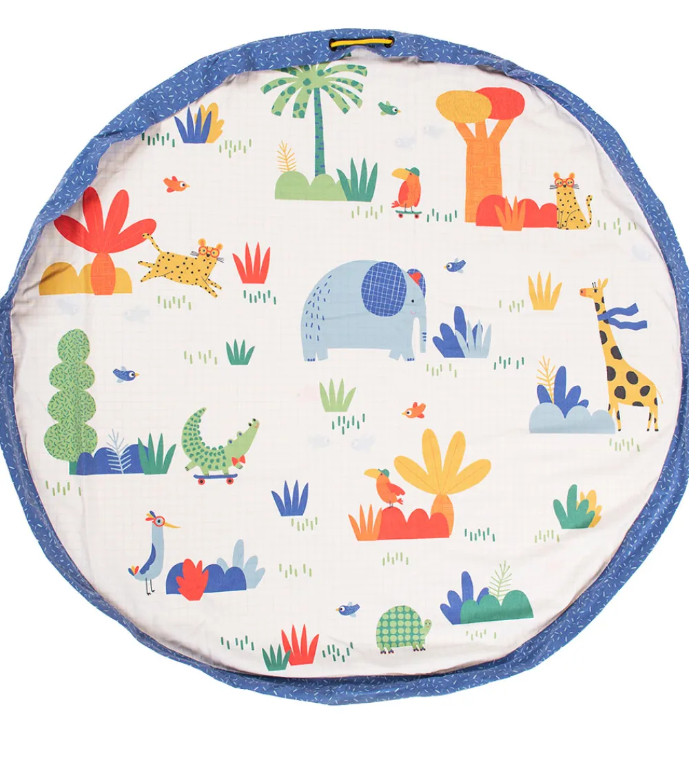 Play&Go Legetæpper Og Legegulve>x Moulin Roty Legetøjstæppe - Ø140 cm - Les Toupitis
