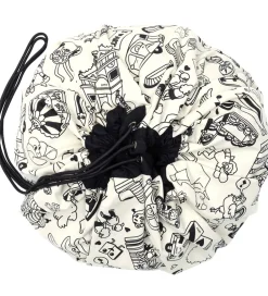 Play&Go Legetæpper Og Legegulve>x OMY Legetøjstæppe m. Stoftuscher - Ø140 cm - Paris