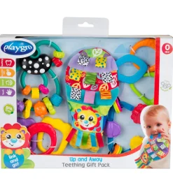 Playgro Bideringe>Gavesæt - Bidelegetøj - Up and Away - 4 Dele