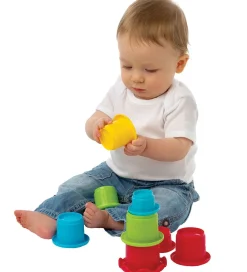 Playgro Stablelegetøj>Stablelegetøj - Stabelkopper - 9 stk - Multifarvet