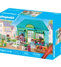 Playmobil Konstruktionslegetøj>- Blomsterhandler-café - 71807 - 220 Dele