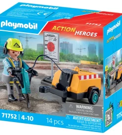 Playmobil Konstruktionslegetøj>Action Heroes - Byggearbejder - 71752 - 14 Dele