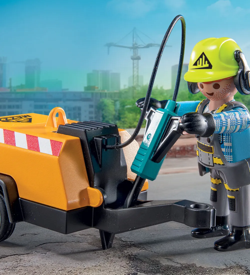 Playmobil Konstruktionslegetøj>Action Heroes - Byggearbejder - 71752 - 14 Dele