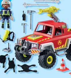Playmobil Konstruktionslegetøj>Action Heroes - Brandbekæmper Truck - 71824 - 68 Dele