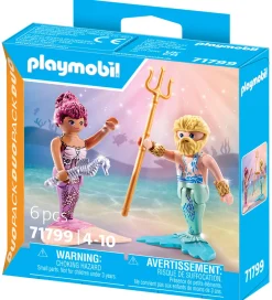 Playmobil Konstruktionslegetøj>DuoPack - Havfrue Og Triton - 71799 - 6 Dele