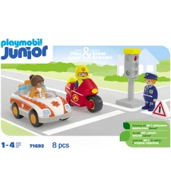 Playmobil Konstruktionslegetøj|Byg Og Klodser>Junior - Hverdagens Helte - 71692 - 8 Dele