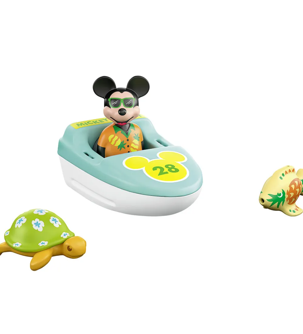 Playmobil Byg Og Klodser>Junior Aqua - Disney - Mickey's Bå... - 71707 - 4 Dele