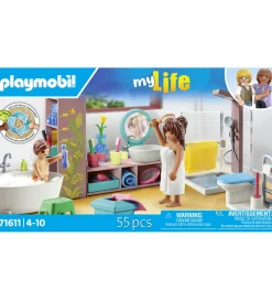 Playmobil Konstruktionslegetøj|Byg Og Klodser>My Life - Badeværelse - 71611 - 55 Dele