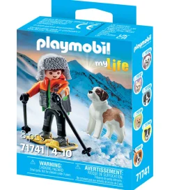 Playmobil Konstruktionslegetøj>My Life - Hiker m. Sanktbernard - 71741 - 8 Dele