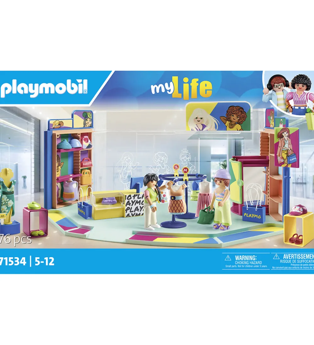 Playmobil Byg Og Klodser>My Life - Modebutik - 71534 - 76 Dele