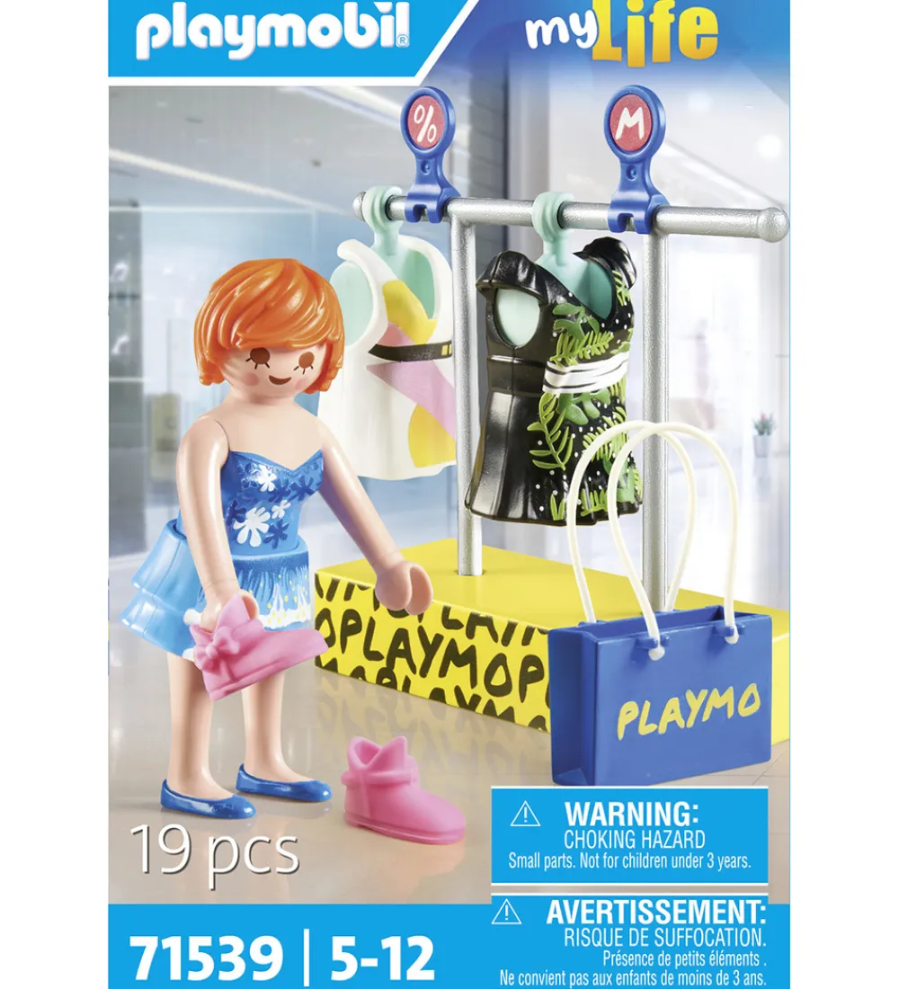 Playmobil Byg Og Klodser>My Life - Tøjindkøb - 71539 - 19 Dele