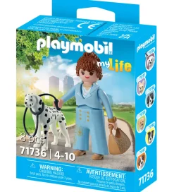 Playmobil Konstruktionslegetøj>MyLife - Manager med Dalmatiner - 71736 - 8 Dele