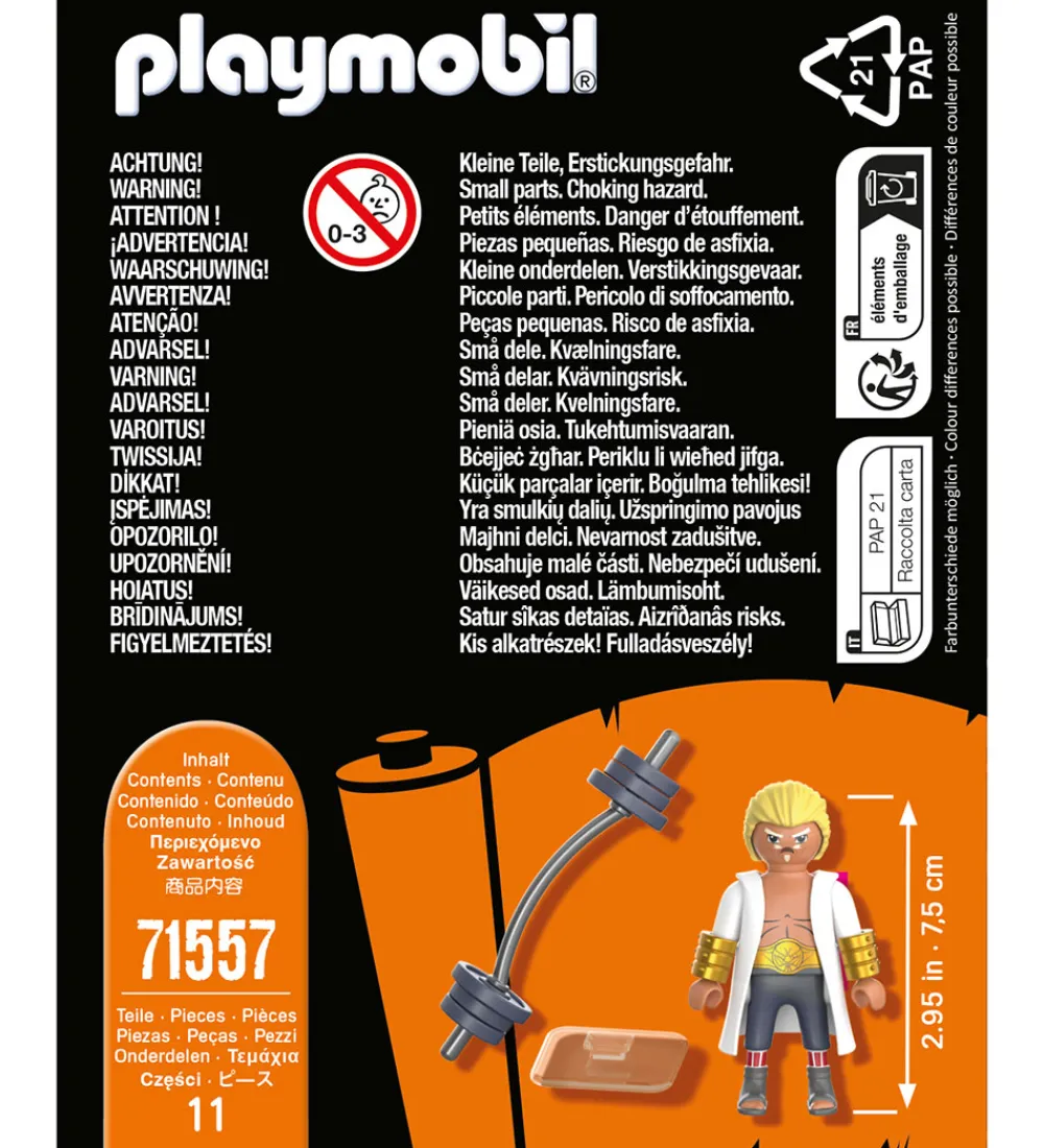 Playmobil Konstruktionslegetøj|Byg Og Klodser>Naruto - Ay - 71557 - 11 Dele