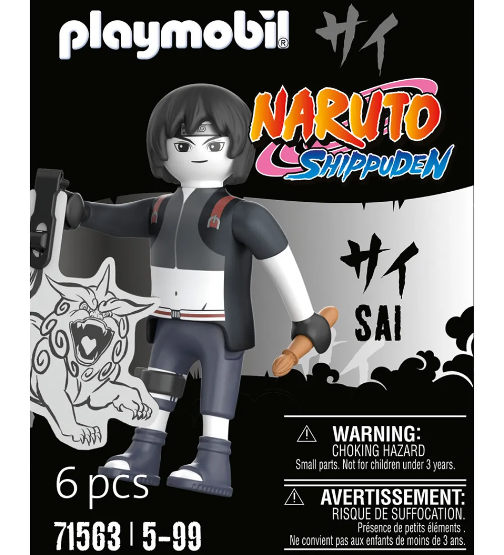 Playmobil Konstruktionslegetøj|Byg Og Klodser>Naruto - Sai - 71563 - 6 Dele