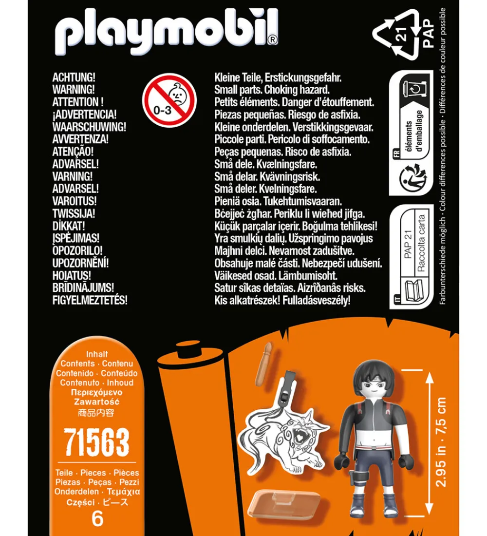 Playmobil Konstruktionslegetøj|Byg Og Klodser>Naruto - Sai - 71563 - 6 Dele