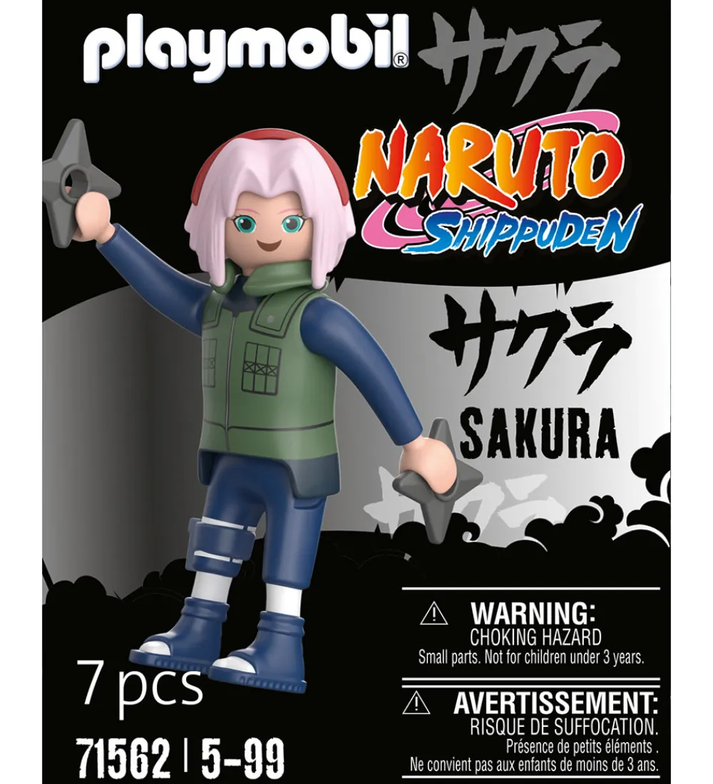 Playmobil Konstruktionslegetøj|Byg Og Klodser>Naruto - Sakura - 71562 - 7 Dele