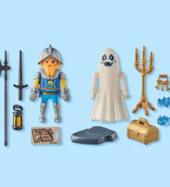 Playmobil Halloween|Konstruktionslegetøj>Novelmore - Spøgelse Og Novelmore... - 71797 - 18 Dele