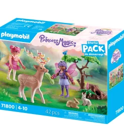 Playmobil Konstruktionslegetøj>Princess Magic - Feer m. Skovdyr - 71800 - 42 Dele