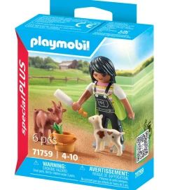 Playmobil Konstruktionslegetøj>SpecialPlus - Kvinde m. Geder - 71759 - 6 Dele