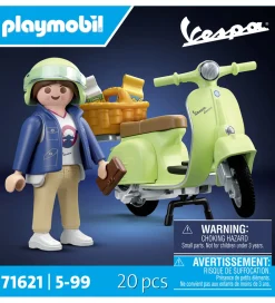 Playmobil Konstruktionslegetøj|Byg Og Klodser>Vespa - 1969 Vespa 150 Grøn - 71621 - 20 Dele