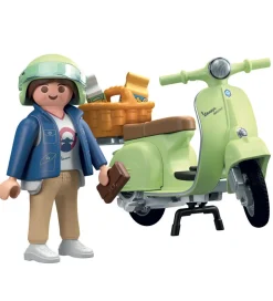 Playmobil Konstruktionslegetøj|Byg Og Klodser>Vespa - 1969 Vespa 150 Grøn - 71621 - 20 Dele