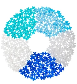 Plus-Plus Konstruktionslegetøj|Byg Og Klodser>- Glitter Frost - 240 stk