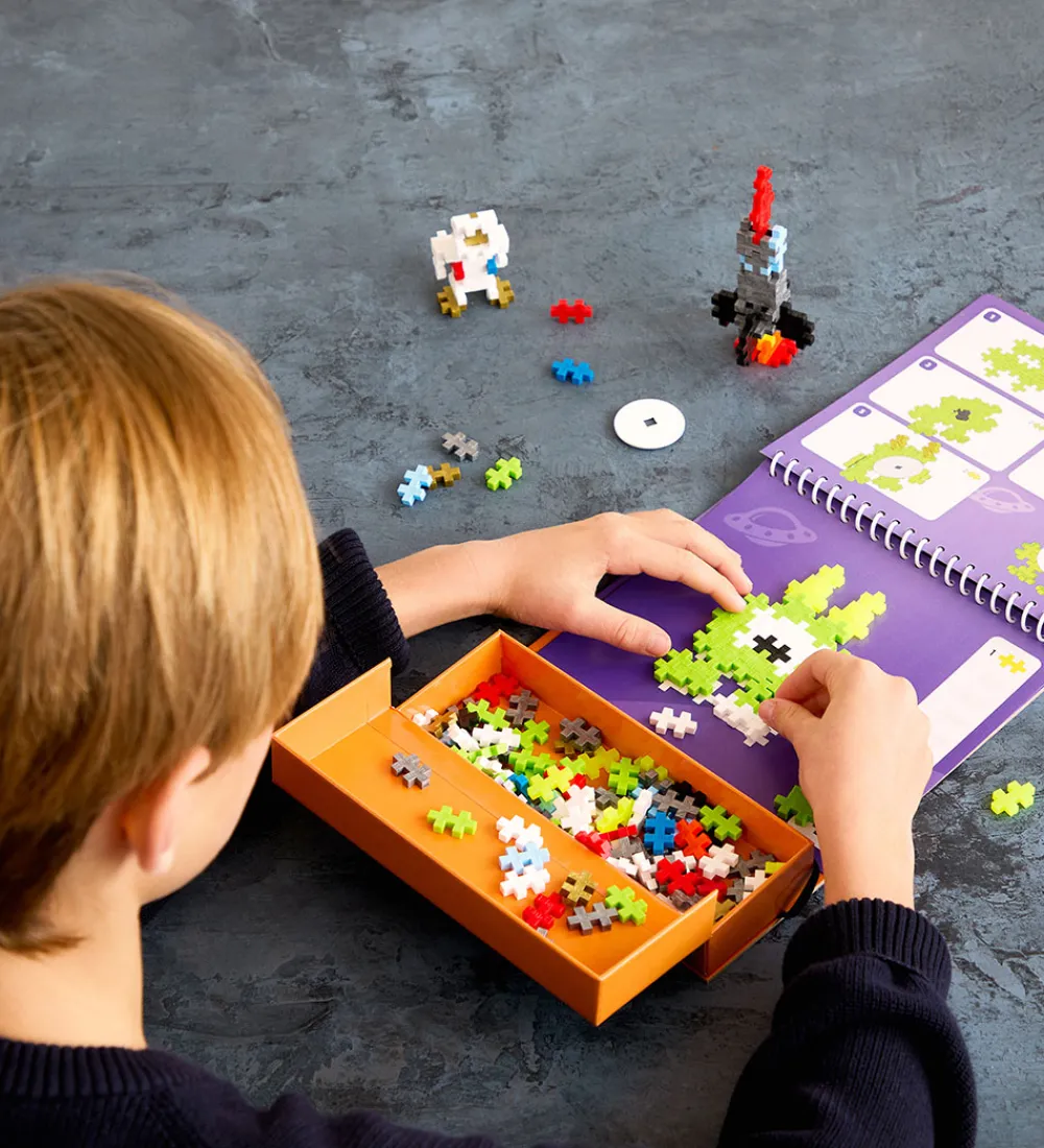 Plus-Plus Konstruktionslegetøj|Byg Og Klodser>Aktivitetssæt - Puzzle By Number - 125 stk. - Rummet