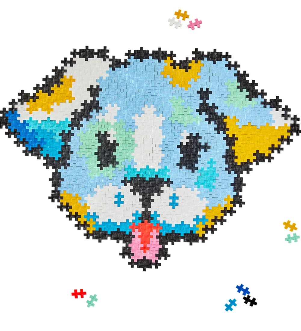 Plus-Plus Konstruktionslegetøj|Byg Og Klodser>Puzzle By Number - 500 stk. - Puppy