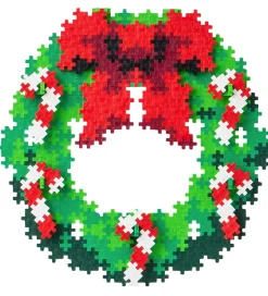 Plus-Plus Konstruktionslegetøj|Byg Og Klodser>Puzzle By Number - 500 stk. - Christmas Wreath