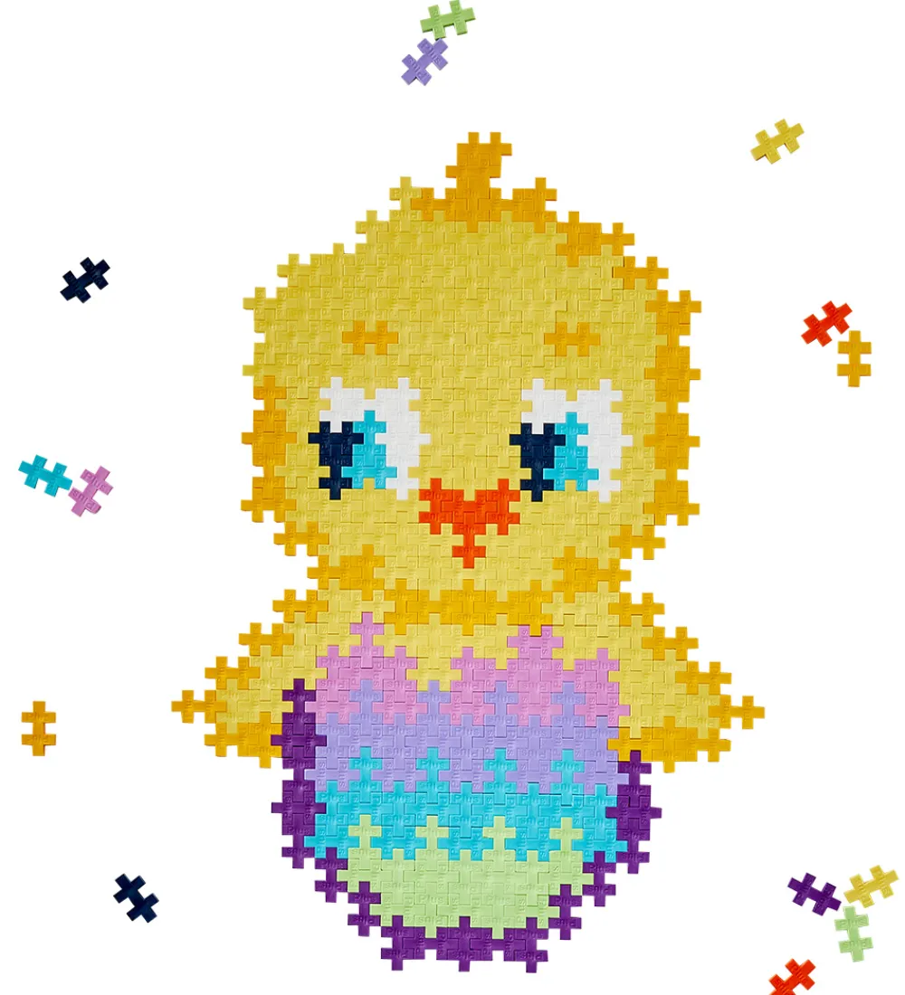 Plus-Plus Byg Og Klodser|Kreasæt>Puzzle By Number - 250 stk. - Chick