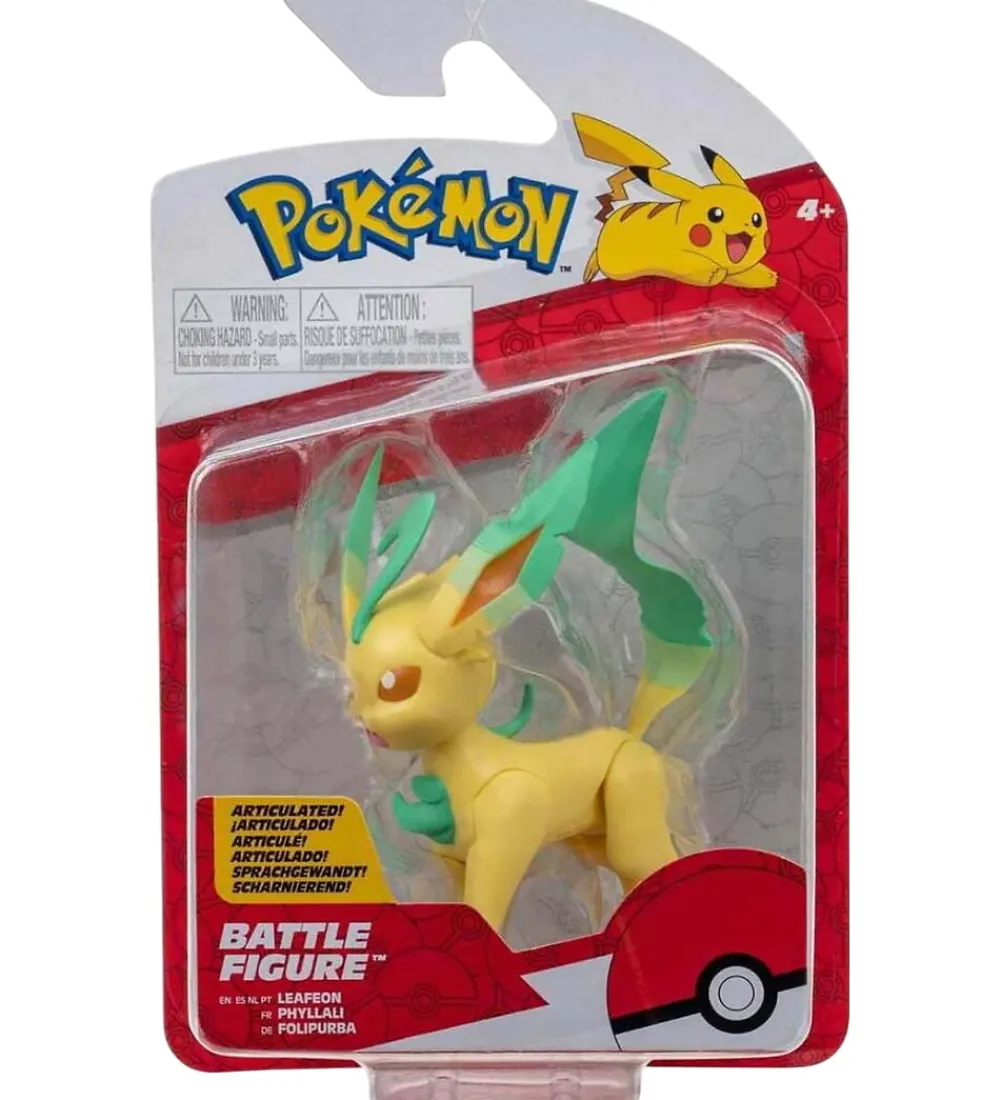 Pokémon Figurer>Figur - Battle Figure - Leafeon