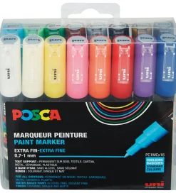 Posca Tuscher Og Farver|Kreativ Leg>Tuscher - PC-1M - 16 stk. - Multifarvet