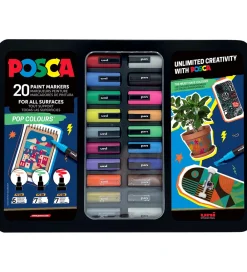Posca Halloween|Tuscher Og Farver>Tuscher m. Metalkasse - 20 stk - POP Colours
