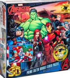 Prime 3D Puzzle Puslespil>Puslespil - 3D/3D - 200 Brikker - Avengers