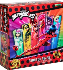 Prime 3D Puzzle Puslespil>Puslespil - 3D - 100 Brikker - Miraculous