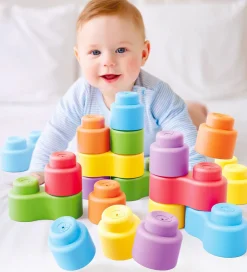 Quercetti Konstruktionslegetøj|Byg Og Klodser>Byggeklodser - 24 stk. - Momy Soft